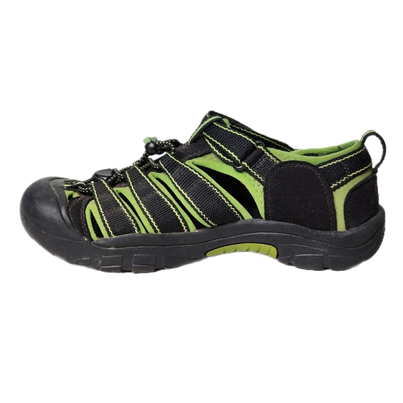Keen Sandals Newport H2 Waterproof Women's Black/Green Hiking Shoes (size 6) - Picture 7 of 10